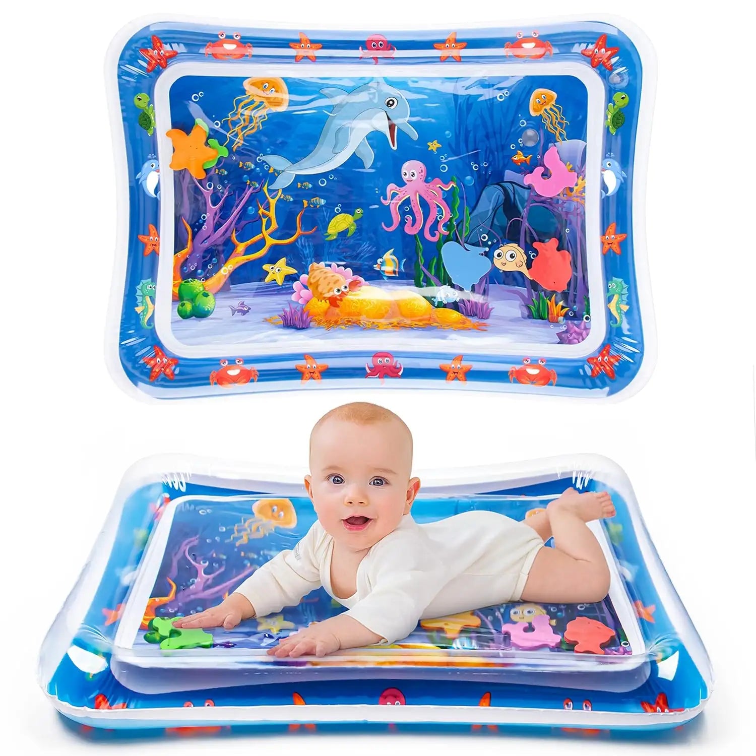 Baby Spielmatte - Aufblasbare Wasser Spielmatte
